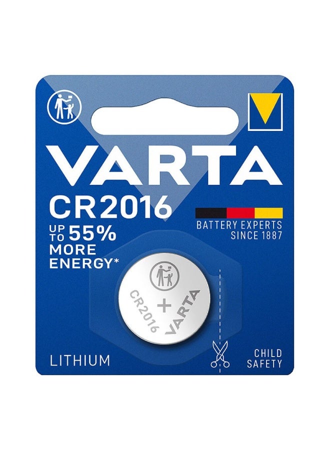 فارتا 1-Piece Varta CR2016 Button Cell Lithium 3V Battery - Image 1